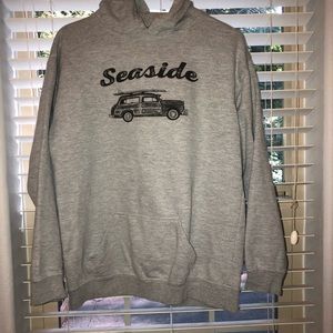 Grey seaside hoodie